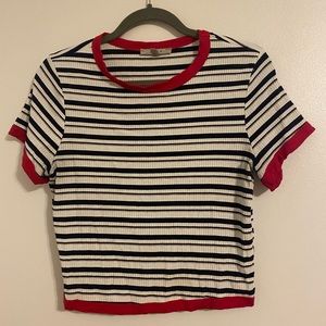 Striped Crop Top